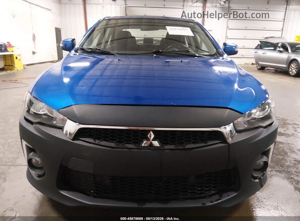 JA32U2FU3HU004646 2017 MITSUBISHI LANCER Blue Вид задньої частини салону