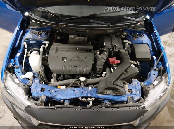 JA32U2FU3HU004646 2017 MITSUBISHI LANCER Blue Вид ззаду