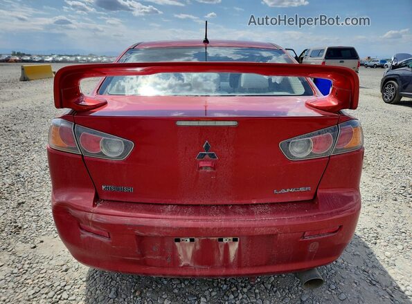 JA32U2FU3HU006753 2017 MITSUBISHI LANCER Красный Вид сзади