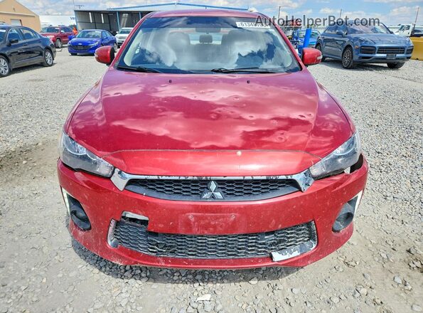 JA32U2FU3HU006753 2017 MITSUBISHI LANCER Красный Вид спереди