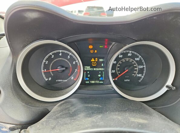 JA32U2FU3HU006753 2017 MITSUBISHI LANCER Красный Вид щитка приборов