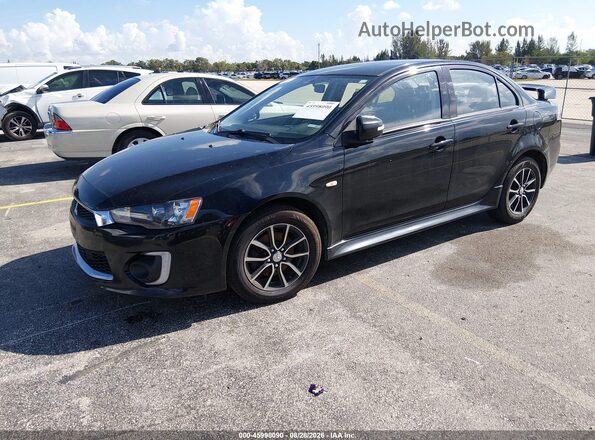JA32U2FU3HU007577 2017 MITSUBISHI LANCER Black Przód lewy