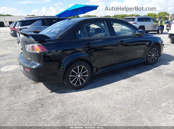 JA32U2FU3HU007577 2017 MITSUBISHI LANCER Black Tył prawy