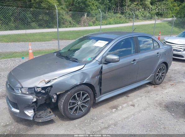 JA32U2FU4HU003196 2017 MITSUBISHI LANCER Gray Передня ліва чверть