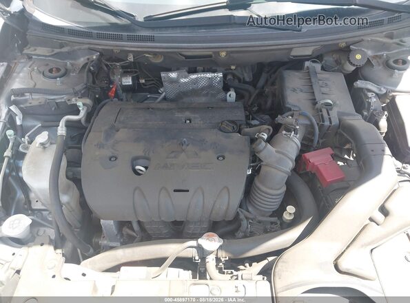 JA32U2FU4HU003196 2017 MITSUBISHI LANCER Gray Вид ззаду