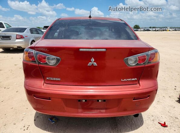 JA32U2FU5GU011399 2016 MITSUBISHI LANCER Red Widok z tyłu