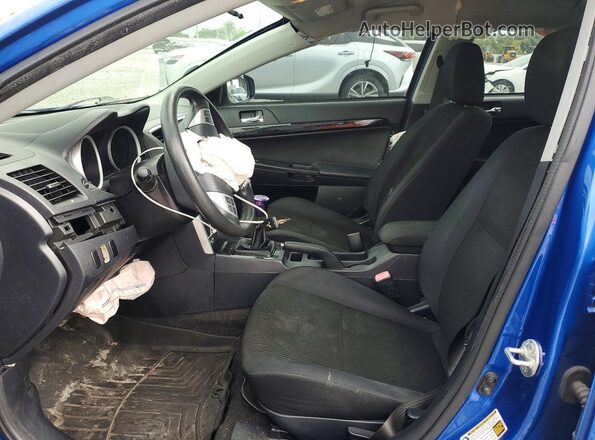 JA32U2FU5HU014028 2017 MITSUBISHI LANCER Blue Front interior view