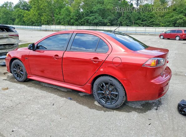 JA32U2FU5HU014157 2017 MITSUBISHI LANCER Red უკანა მარცხენა