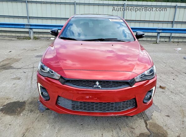 JA32U2FU5HU014157 2017 MITSUBISHI LANCER Red წინა ხედი