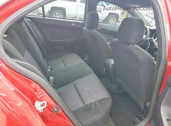 JA32U2FU5HU014157 2017 MITSUBISHI LANCER Red უკანა სავარძლების ხედი
