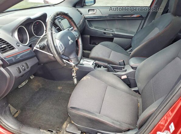 JA32U2FU5HU014157 2017 MITSUBISHI LANCER Red წინა სალონის ხედი