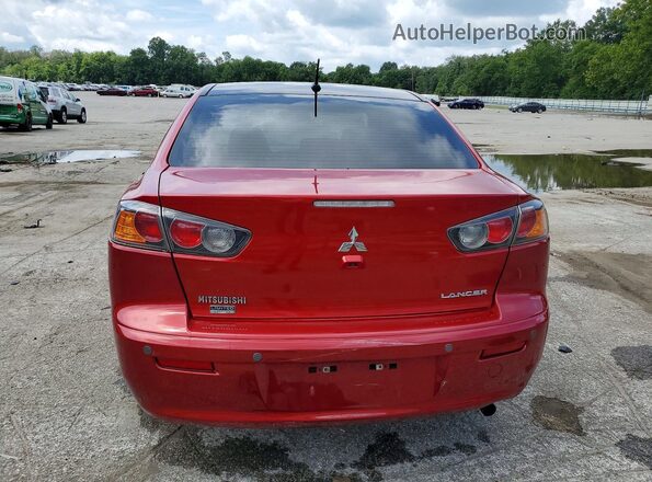 JA32U2FU5HU014157 2017 MITSUBISHI LANCER Red უკანა ხედი