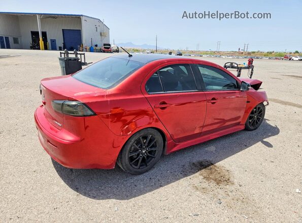 JA32U2FU6HU012207 2017 MITSUBISHI LANCER Red Հետևի աջ
