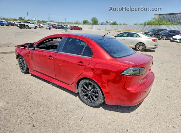 JA32U2FU6HU012207 2017 MITSUBISHI LANCER Red Հետևի ձախ