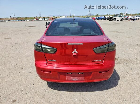JA32U2FU6HU012207 2017 MITSUBISHI LANCER Red Հետևի տեսք