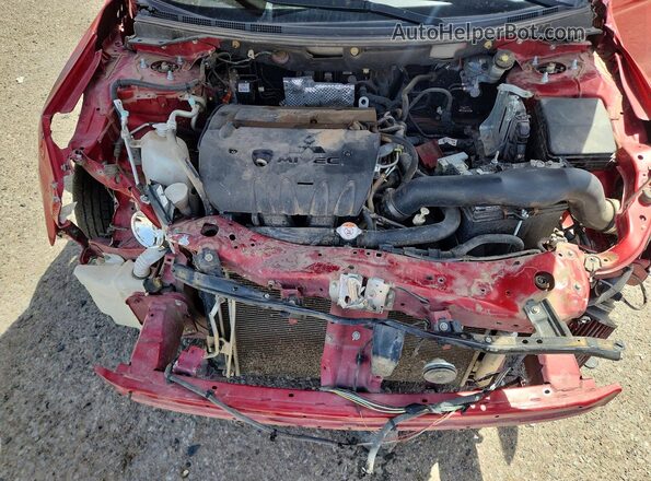 JA32U2FU6HU012207 2017 MITSUBISHI LANCER Red Սալոնի հետևի տեսք