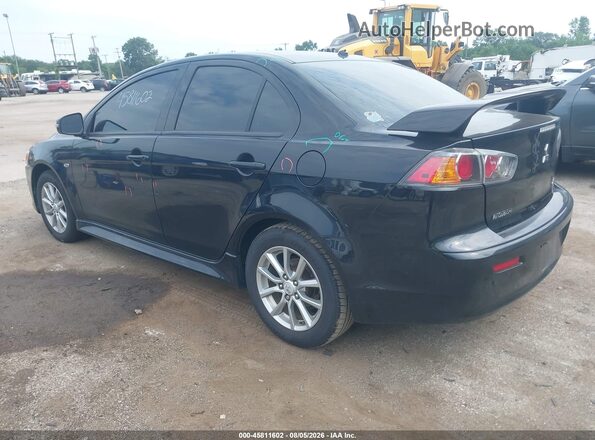 JA32U2FU8GU011753 2016 MITSUBISHI LANCER Black Rear left