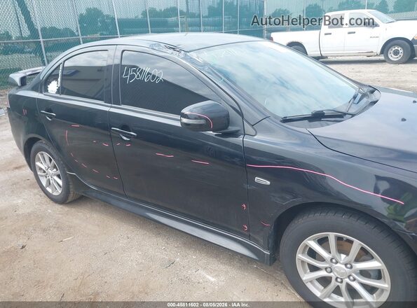 JA32U2FU8GU011753 2016 MITSUBISHI LANCER Black Front view