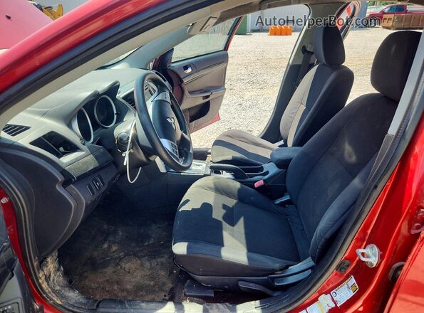 JA32U2FU8HU005307 2017 MITSUBISHI LANCER Red წინა სალონის ხედი