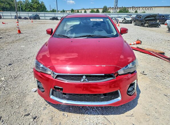 JA32U2FU8HU005307 2017 MITSUBISHI LANCER Red წინა ხედი