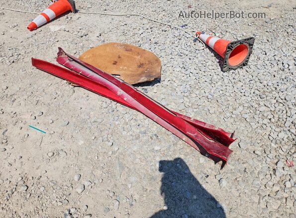 JA32U2FU8HU005307 2017 MITSUBISHI LANCER Red ძრავის განყოფილების ხედი