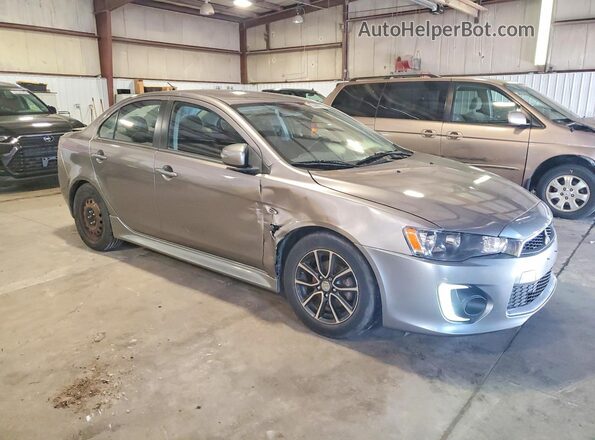 JA32U2FU8HU007705 2017 MITSUBISHI LANCER Серый Передняя правая четверть