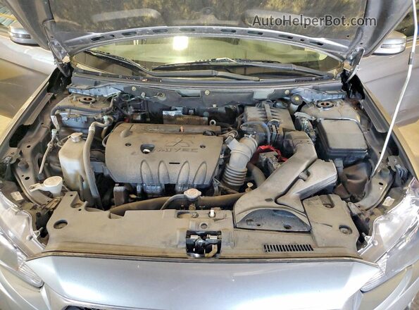 JA32U2FU8HU007705 2017 MITSUBISHI LANCER Серый Вид задней части салона