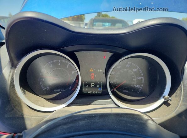 JA32U2FU8HU014332 2017 MITSUBISHI LANCER Blue Vista del cuadro de instrumentos