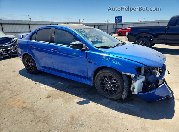 JA32U2FU8HU014332 2017 MITSUBISHI LANCER Blue Delantero derecho