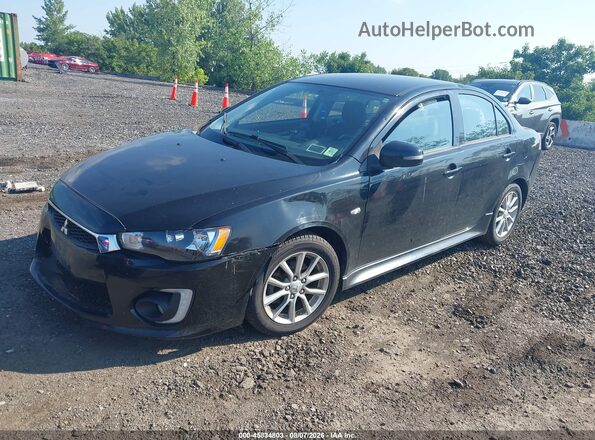 JA32U2FU9GU000504 2016 MITSUBISHI LANCER Black Передня ліва чверть
