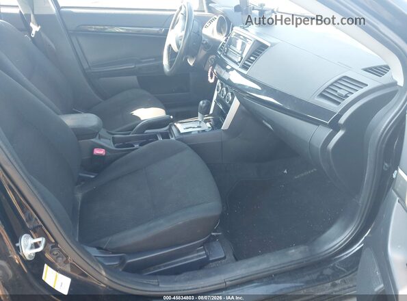 JA32U2FU9GU000504 2016 MITSUBISHI LANCER Black Вид салону спереду