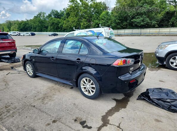 JA32V2FW0GU009722 2016 MITSUBISHI LANCER Black უკანა მარცხენა