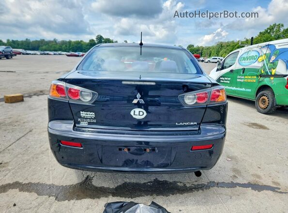 JA32V2FW0GU009722 2016 MITSUBISHI LANCER Black უკანა ხედი