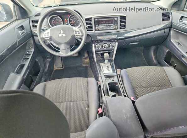 JA32V2FW0GU009722 2016 MITSUBISHI LANCER Black წინა პანელის ხედი