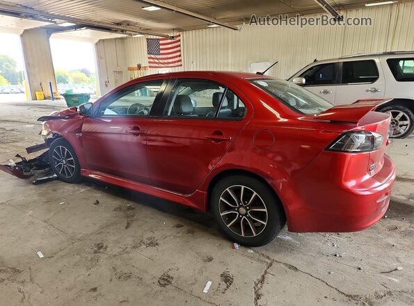 JA32V2FW1GU007686 2016 MITSUBISHI LANCER Red Հետևի ձախ