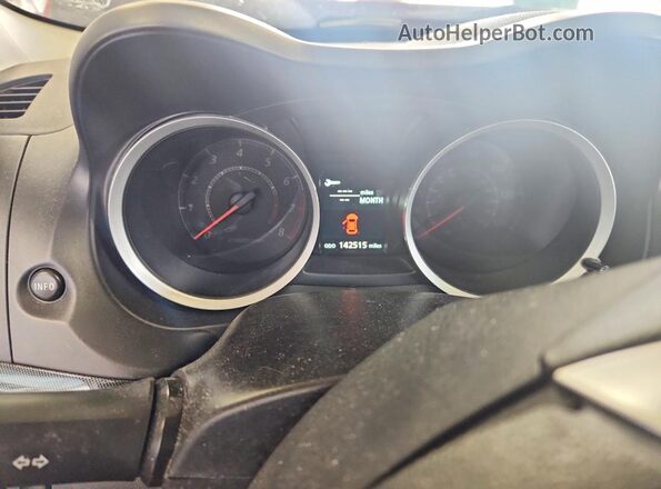 JA32V2FW1GU007686 2016 MITSUBISHI LANCER Red Սարքավորումների վահանակի տեսք