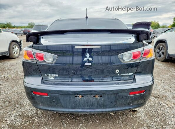 JA32V2FW5HU605474 2017 MITSUBISHI LANCER Black Вид ззаду