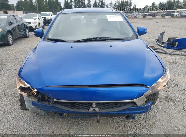 JA32V2FW8GU006387 2016 MITSUBISHI LANCER Blue Դիմացի տեսք