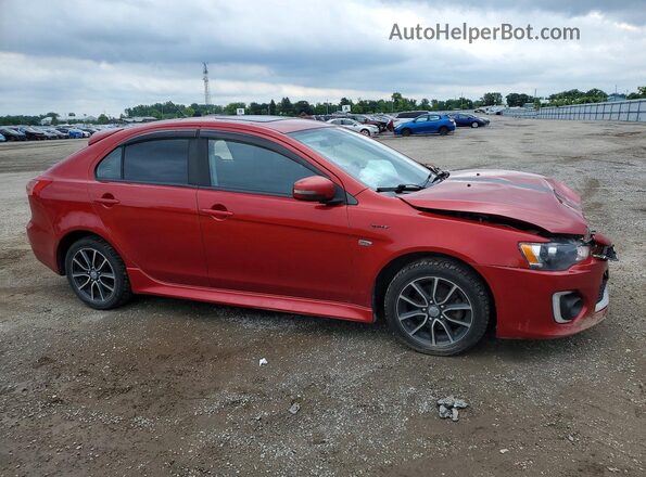 JA32X2HU0HU604447 2017 MITSUBISHI LANCER Red Передня права чверть