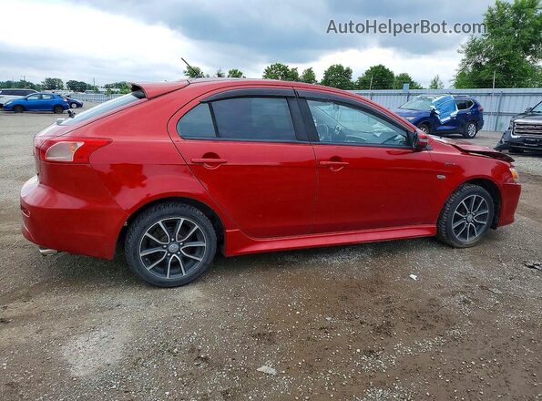 JA32X2HU0HU604447 2017 MITSUBISHI LANCER Red Задня права чверть