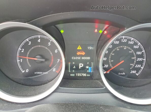 JA32X2HU0HU604447 2017 MITSUBISHI LANCER Red Вид щитка приладів