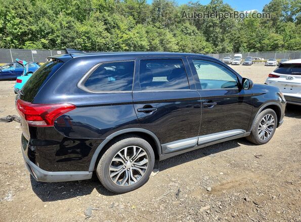 JA4AD2A31HZ039355 2017 MITSUBISHI OUTLANDER Черный Задняя правая четверть