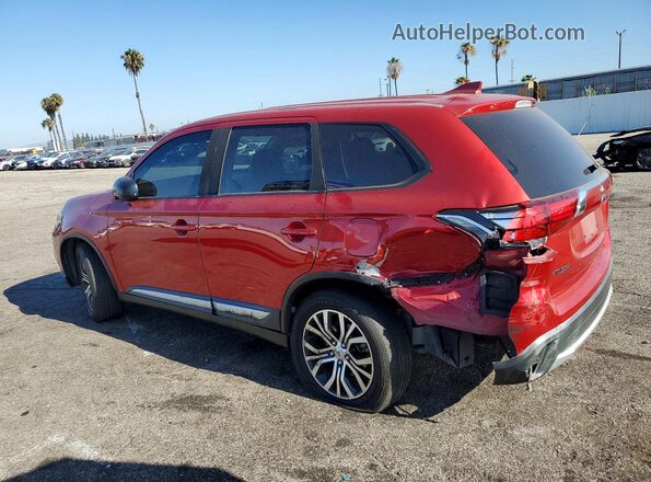 JA4AD2A32JZ054419 2018 MITSUBISHI OUTLANDER Красный Задняя левая четверть