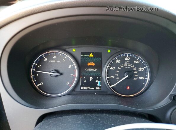 JA4AD2A32JZ054419 2018 MITSUBISHI OUTLANDER Красный Вид щитка приборов