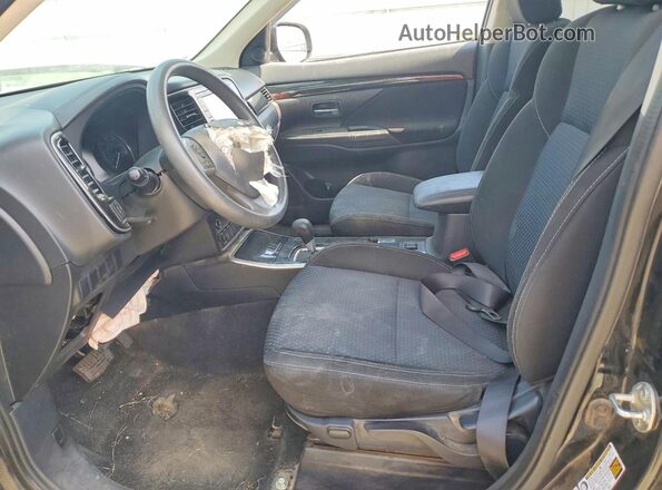 JA4AD2A32LZ005997 2020 MITSUBISHI OUTLANDER Black Widok wnętrza z przodu