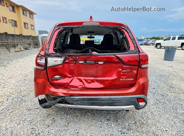 JA4AD2A33JZ033448 2018 MITSUBISHI OUTLANDER Red უკანა ხედი