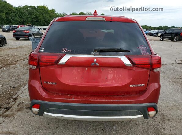JA4AD2A34JZ005187 2018 MITSUBISHI OUTLANDER Burgundy Вид ззаду