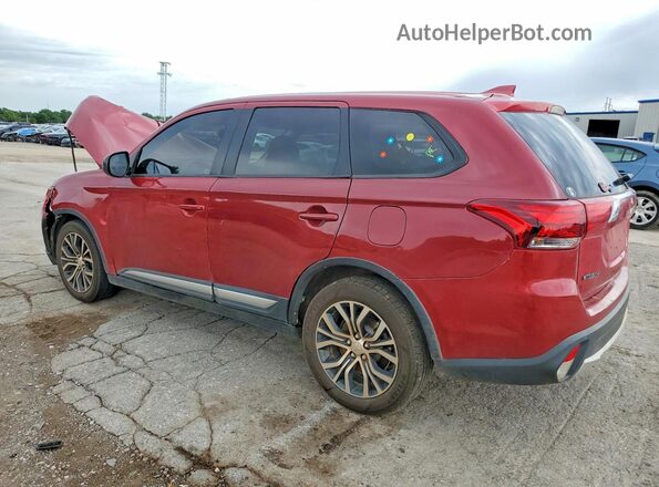 JA4AD2A34JZ005187 2018 MITSUBISHI OUTLANDER Бордовый Задняя левая четверть