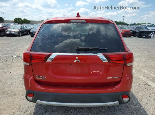 JA4AD2A34JZ063185 2018 MITSUBISHI OUTLANDER Red უკანა ხედი