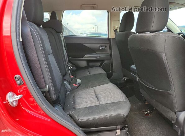 JA4AD2A34JZ063185 2018 MITSUBISHI OUTLANDER Red უკანა სალონის ხედი